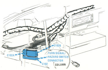 RH Side of Steering Column