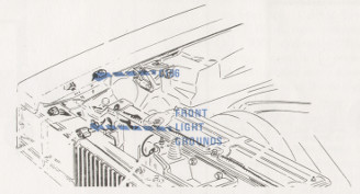 RH Front Corner of Engine Compartment